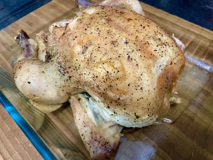 slow cooker roast chicken with crispy skin